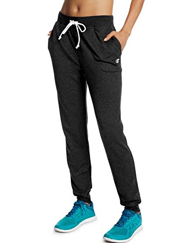 0090563300099 - CHAMPION WOMEN'S FRENCH TERRY JOGGER, BLACK, L