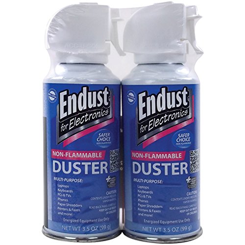 0909976168427 - NEW ENDUST 246050 ELECTRONICS DUSTER (3.5 OZ; NON-FLAMMABLE; WITH BITTERANT; 2 P