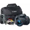 0091037654120 - CANON 8595B003L2-5-KIT T5I DIGITAL CAMERA WITH 18-55MM & EXTRA LENS (6473A003), 16GB CARD, SOFTWARE , CASE