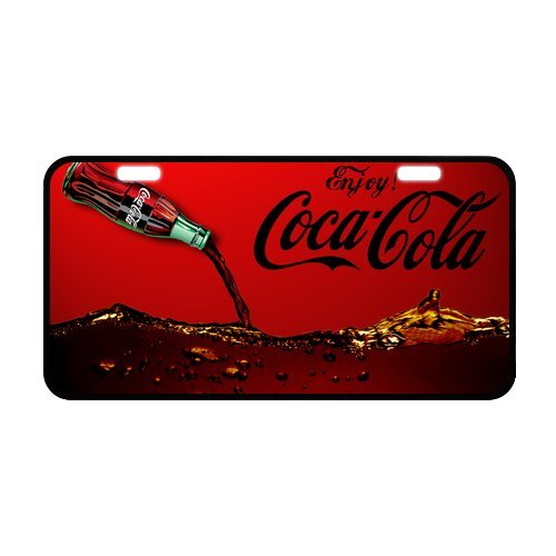 9111357501773 - COCA-COLA PERSONALIZED NOVELTY FRONT LICENSE PLATE DECORATIVE CUSTOM CAR TAG