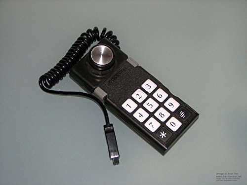 0091131860793 - VINTAGE VIDEO GAME COLECOVISION BLACK COLECO REMOTE WIRED CONTROLLER