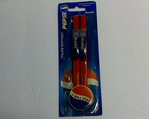 0091192351551 - VINTAGE PEPSI 2 RETRACTABLE BALL POINT PENS WITH CHERRY SENT
