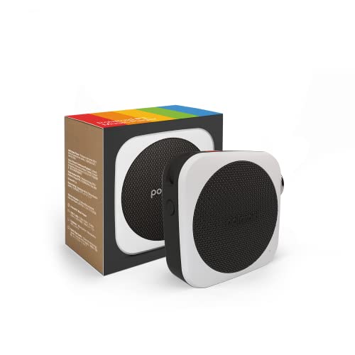 9120096774041 - POLAROID P1 MUSIC PLAYER (BLACK) - SUPER PORTABLE WIRELESS BLUETOOTH SPEAKER RECHARGEABLE WITH IPX5 WATERPROOF AND DUAL STEREO PAIRING