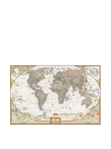 0091212063228 - WALL POPS WPE0668 WPE0668 NAT GEO WORLD MAP EXECUTIVE WALL DECALS