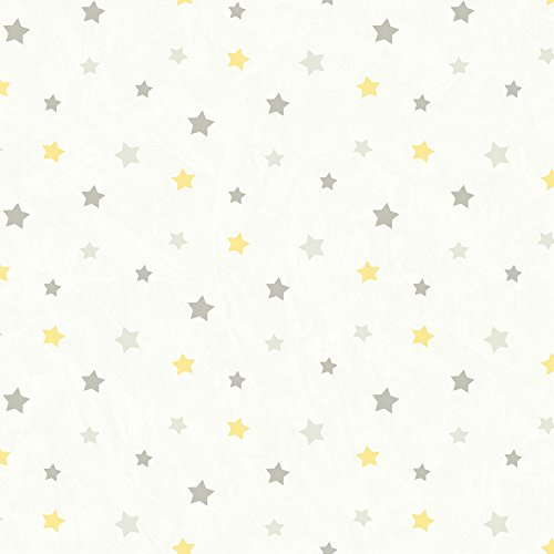 0091212146143 - CHESAPEAKE HAS01321 YONI GREY DANCING STARS WALLPAPER