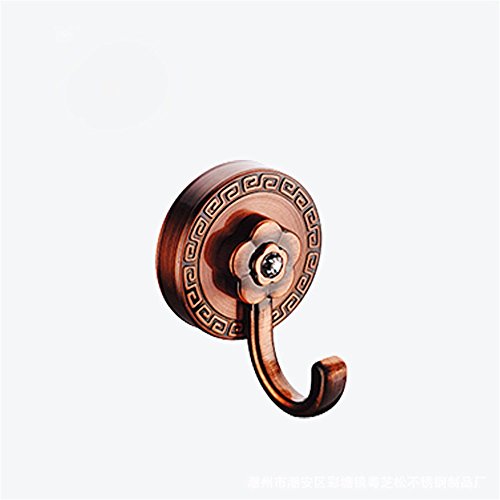 9133658981672 - ANTIQUE COAT HOOK ROUND-HOOK RED ANCIENT
