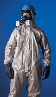 0913687295372 - DUPONT 2X TAN TYCHEM CPF3 CHEMICAL PROTECTION COVERALLS
