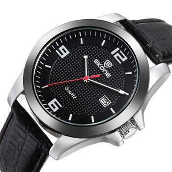 9149527696752 - 60288552522 922VWE8KU2 NO 9180 BLACK DIAL SPORT MILITARY MEN'S GENUINE LEATHER UVNY6IB42TM WATCH - THIS IS ADDITIONAL TITLE BRAND NAME: SKONE : GUANGDONG CHINA (M