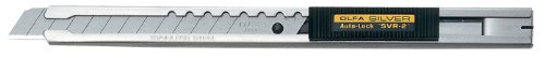 0091511600407 - OLFA 5019 SVR-2 9MM STAINLESS STEEL AUTO-LOCK UTILITY KNIFE