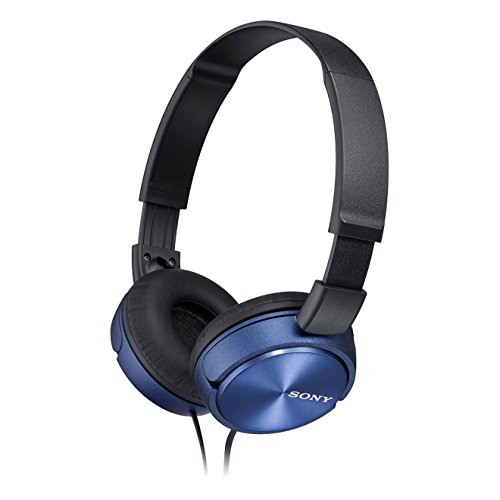 9154403741785 - SONY FOLDABLE HEADPHONES WITH SMARTPHONE MIC AND CONTROL - METALLIC BLUE