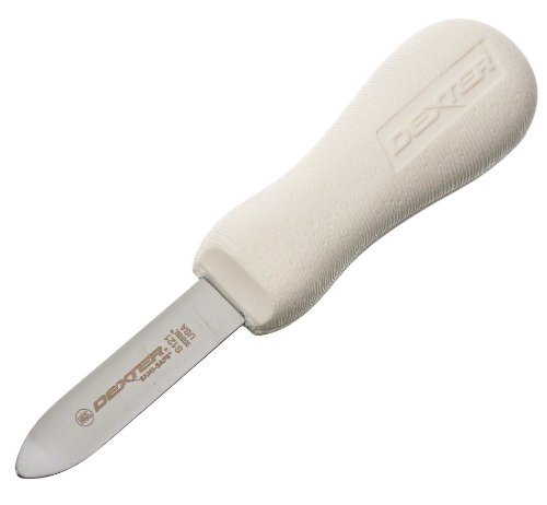 0092187104732 - DEXTER-RUSSELL (S121PCP) - 2.75 NEW HAVEN STYLE OYSTER KNIFE - SANI-SAFE SERIES