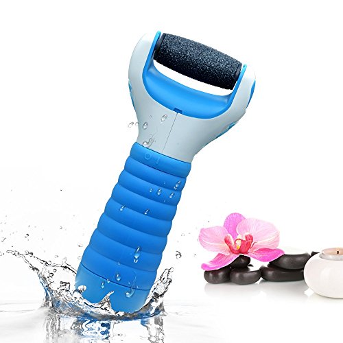 9227341595724 - ELECTRIC CALLUS REMOVER & FOOT FILE, WATERPROOF PEDICURE TOOL - REMOVE DEAD, HARD, CRACKED SKIN AND REDUCE CALLUSES ON FOOT, BLUE