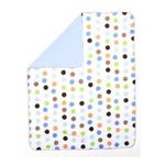 0092317087850 - BABY BOOM | CONFETTI ALL ABOUT DOTS REVERSIBLE PLUSH BLANKET BY BABY BOOM