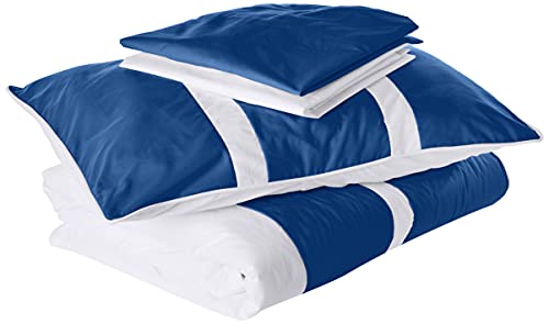 0009243577096 - BABY DOLL SWEET LODGE COLLECTION 4PIECE TODDLER BEDDING SET IN ROYAL BLUE