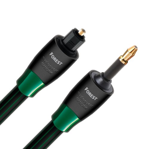 0092592035751 - AUDIOQUEST FOREST OPTILINK 0.75M (2.46 FEET) FULL TO 3.5MM OPTICAL AUDIO CABLE