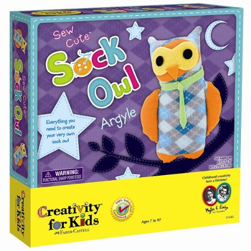 0092633168202 - CREATIVITY FOR KIDS SEW CUTE SOCK OWL