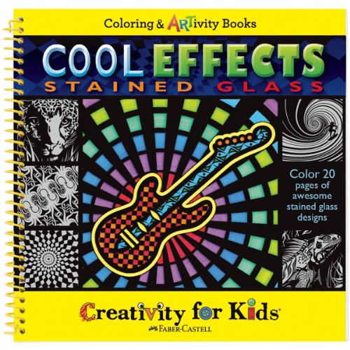 0092633900642 - FABER-CASTELL CREATIVITY FOR KIDS COOL EFFECTS STAINED GLASS ARTS & CRAFTS