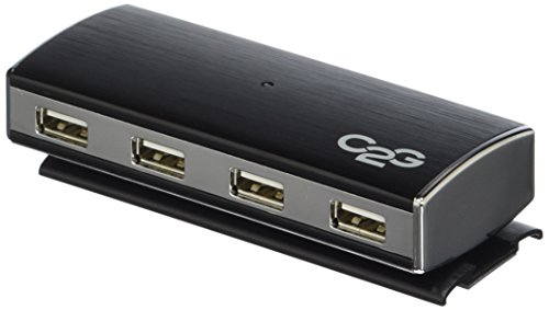 0928959994297 - C2G/CABLES TO GO 29509 7-PORT USB 2.0 ALUMINUM HUB FOR CHROMEBOOKS, LAPTOPS, AND DESKTOPS