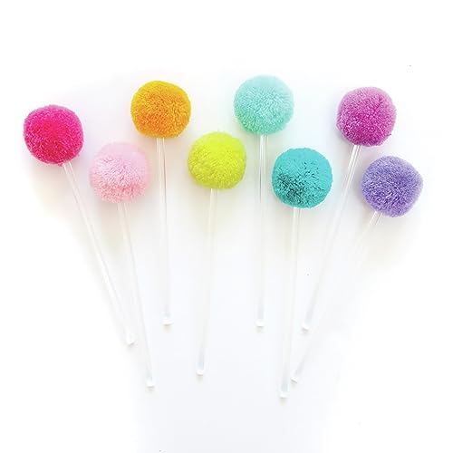 0009292897992 - C.R. GIBSON KAILO CHIC POMPOM CAKE TOPPERS, 8 COUNT (CCT-25409)
