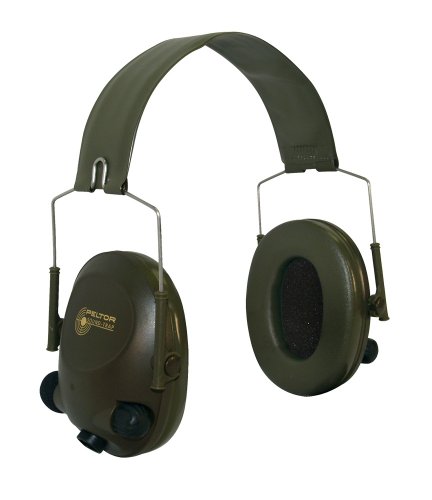 0093045977055 - 3M PELTOR TACTICAL 6-S SLIM LINE ELECTRONIC HEADSET WITH AUDIO INPUT JACK, OLIVE GREEN