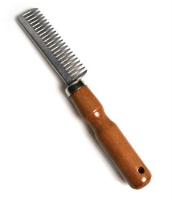 9329028067095 - ROMA PULLING COMB WITH WOODEN HANDLE