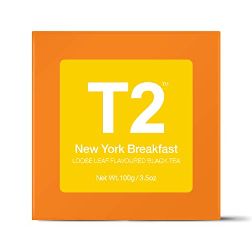 9330462057689 - T2 TEA NEW YORK BREAKFAST, LOOSE LEAF BLACK TEA IN BOX, MAPLE AND CINNAMON FLAVOURED BLACK TEA