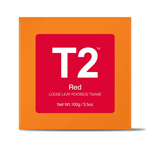 9330462145720 - T2 TEA RED 3.5OZ LOOSE LEAF ROOIBOS TISANE - LOADED WITH ANTIOXIDANTS, NATURALLY CAFFEINE FREE, 3.5 OZ