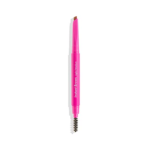 9331880006839 - MODELCO INSTANT BROWS RETRACTABLE PENCIL - SHAPE AND GROOM WITH EASE - FULL, BEAUTIFUL BROWS - SMOOTH WAX HOLD - INNOVATIVE SLANTED TIP FOR EASY APPLICATION - CRUELTY FREE - LIGHT MEDIUM - 0.01 OZ