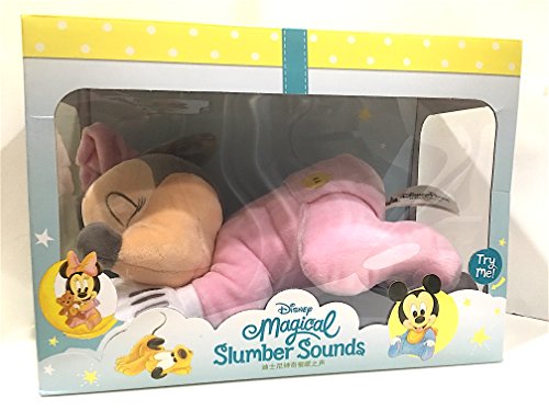0093388984000 - DISNEY PARK MAGICAL SLUMBER SOUNDS SLEEPING MUSICAL BABY MINNIE MOUSE PLUSH DOLL