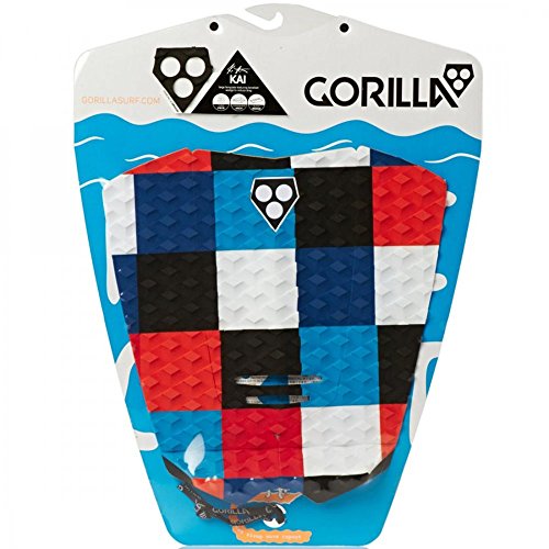 9340935024247 - GORILLA KAI COLORED SQUARES SURFBOARD TRACTION PAD - MULIT COLORED