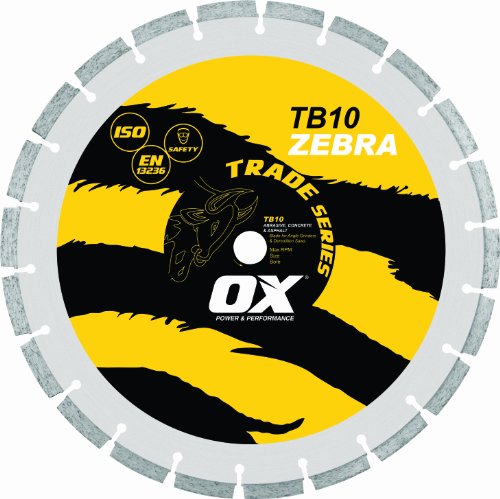 9341231002281 - OX OX-TB10-14 TRADE ABRASIVE 14-INCH DIAMOND BLADE, 1-20MM BORE