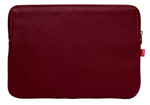 9341311000053 - TOFFEE LEATHER SLEEVE FOR MACBOOK AIR-PRO-RETINA UP TO 13.3 INCH AND SOME SIMILAR SIZED ULTRA-LAPTOP-NOTEBOOKS (RED)