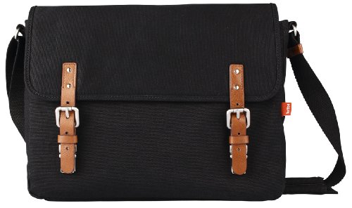 9341311002392 - TOFFEE FITZROY SATCHEL FOR APPLE MACBOOK PRO-RETINA AND MOST LAPTOPS UP TO 15.4-INCH (BLACK)