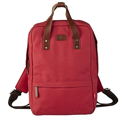 9341311002712 - TOFFEE CENTENNIAL BACKPACK | WITH COMPARTMENT FOR APPLE MACBOOK/PRO/AIR, SURFACE PRO 3 & 4 AND MOST SIMILAR SIZED LAPTOPS UP TO 15-INCH (RED)