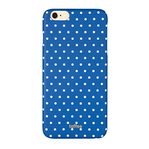 9341311002996 - TOFFEE IPHONE 6/6S GONE DOTTY PATTERN SHELL CASE WITH NAVY WHITE SPOTS