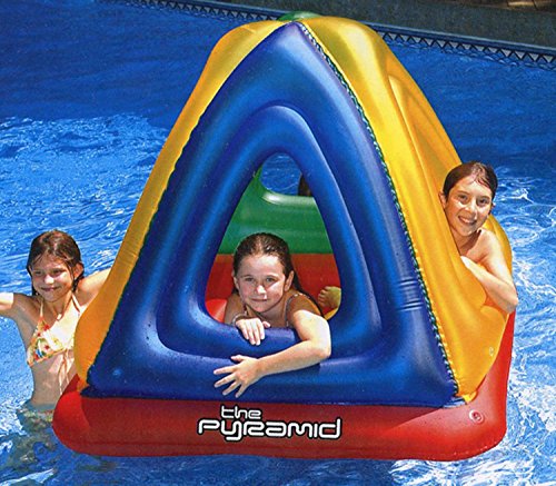 0093422179720 - 52 WATER SPORTS INFLATABLE PYRAMID HABITAT RAFT FOR SWIMMING POOL OR ON LAND