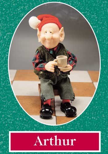 0093422258715 - 10.5 ZIMS THE ELVES THEMSELVES ARTHUR COLLECTIBLE CHRISTMAS ELF FIGURE