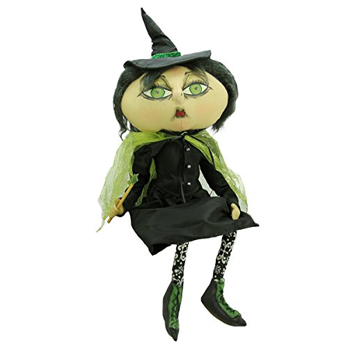 0093422851060 - 24 GATHERED TRADITIONS XANZABELLE THE WITCH DECORATIVE HALLOWEEN FIGURE