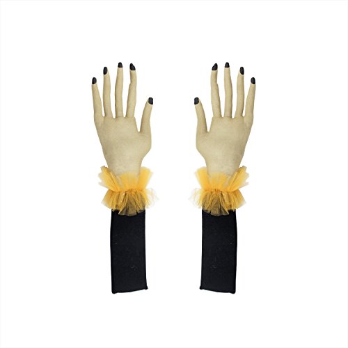 0093422852531 - SET OF 2 GATHERED TRADITIONS FLEXIBLE WITCH HAND HALLOWEEN DECORATIONS 19