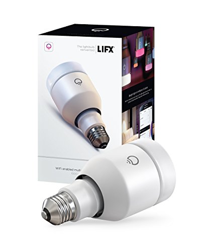 9347403000321 - LIFX ORIGINAL A21 WI-FI SMART LED LIGHT BULB, MULTICOLOR, ADJUSTABLE, DIMMABLE, NO HUB REQUIRED, PEARL WHITE