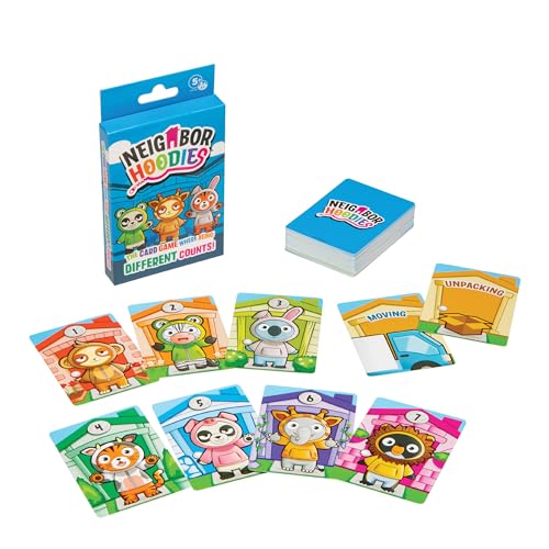 0093514241069 - NEIGHBORHOODIES KIDS CARD GAME FOR BOYS AND GIRLS - LEARNING CARD GAME FOR 2 OR MORE PLAYERS, FOR KIDS AGES 5 AND UP