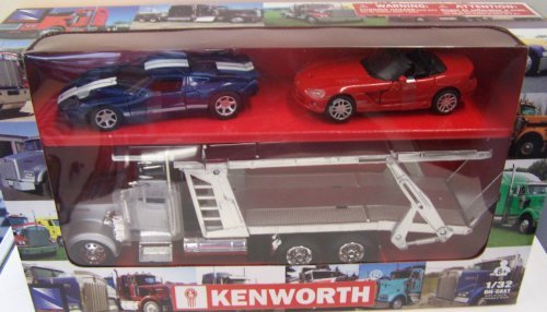 0093577112252 - KENWORTH AUTO CARRIER WITH TWO CARS
