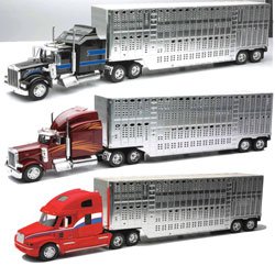 0093577120431 - TOY TRUCK PETERBILT 379 WITH LOG CARRIER