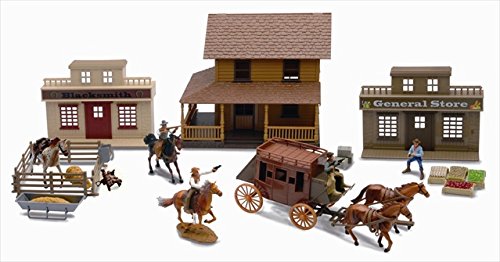 0093577384659 - THE BIG COUNTRY DELUXE WESTERN TOWN PLAYSET