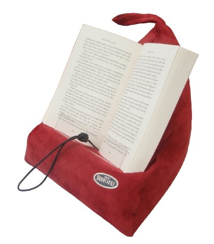 The Book Seat - Book Holder and Travel Pillow - Grey
