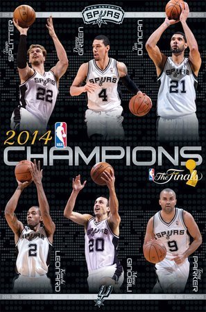 9375023032705 - BESTWISHES CUSTOM NBA FINALS CHAMPS SPURS BASKETBALL BEDROOM HOME DECORATION HIGH QUALITY PHOTO POSTER PRINTS SIZE 50*75 CM WALL STICKER FOR GIFT