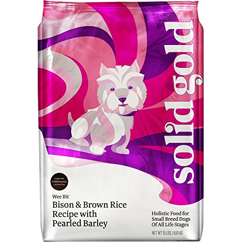 0093766150041 - SOLID GOLD WEE BIT HOLISTIC DRY DOG FOOD, BISON & BROWN RICE WITH PEARLED BARLEY, ACTIVE DOGS OF ALL LIFE STAGES, SMALL, 4LB BAG