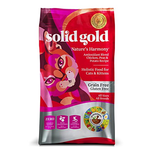 0093766214064 - SOLID GOLD NATURE'S HARMONY GRAIN FREE DRY CAT FOOD, 6LB