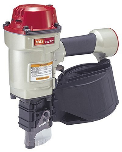0093818301049 - MAX CN70 1-3/4-INCH TO 2-3/4-INCH HEAVY DUTY COIL NAILER FOR SIDING