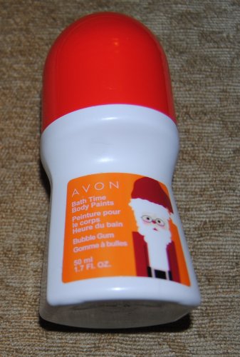 0094000473483 - AVON BATH TIME BODY PAINT ROLL ON SOAP PAINT SANTA RED